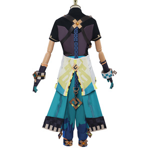 <span class=keywords><strong>Genshin</strong></span> <span class=keywords><strong>Impact</strong></span> Kinich Cosplay disfraz conjunto completo juego peluca zapatos uniforme traje hombres niños Anime FIESTA DE Halloween accesorios de juego de rol - Product Image 4