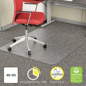 Tapete para Silla Alera Moderno con Diseño de Tachuelas para Alfombra de Pelo Plano, 46 x 60 Pulgadas, Vinilo PVC Transparente, Lavable, para Oficina y Exteriores - Product Image 2
