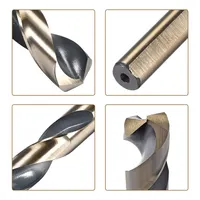 Foret hélicoïdal 13/14/15/16/17/18/19/20/22/25mm, tige réduite de 0,39-1/2 pouce, en acier inoxydable HSS pour perçage du métal
