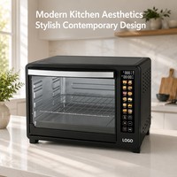 Four à convection numérique 48L grande capacité avec contrôle précis de la température pour la maison et le bureau