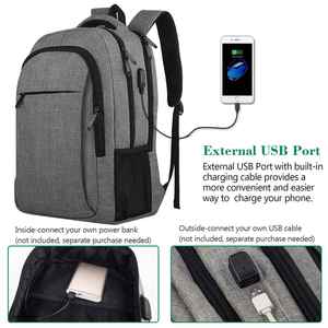 Factory Direct Travel <b>Laptop</b> <b>Backpack</b> Unisex Large Business Executive Bag with Anti-theft USB Feature for College Men & Women - Product Image 3