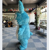Costume de mascotte d'oie à fourrure jaune Efun 2m 2.6m Fursuit Flying Dodo Goose Outfits Costume Vêtements pour la publicité d'événements