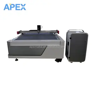 APEX pisau display digital otomatis, mesin pemotong gasket pisau berosilasi CNC pisau datar otomatis sepenuhnya efisiensi tinggi