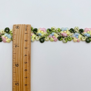 Fabricante de Encaje Bordado Multicolor, Accesorios de Encaje de Poliéster al por Mayor, Adornos de Encaje de Alta Calidad para Prendas - Product Image 2