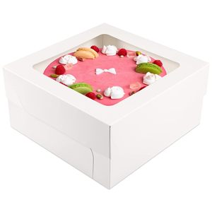 More robust Greaseproof paper 10 inch cake box custom cake boxes with logo