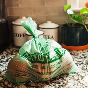 <b>Compostable</b> Biodegradable T-Shirt <b>Bag</b> PBAT+PLA+Corn Starch Material Recycled Materials for Supermarket Exhibition Shopping <b>Bags</b> - Product Image 6