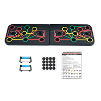 Équipement d'exercice de gymnastique à domicile en gros-Système d'entraînement portable 17 accessoires de fitness 9 en 1 Push Up Board Set