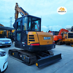 รถขุดไฮดรอลิกแบบตีนตะขาบ SANY SY55C/SY26U/SY16C/SY18U มือสอง น้ำหนัก 5.5 ตัน ผลิตในจีน พร้อมเครื่องยนต์และปั๊ม - Product Image 1