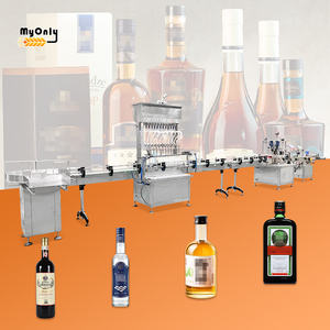 Machine de remplissage automatique isobare à 4 têtes <span class=keywords><strong>pour</strong></span> bouteilles en plastique PET, bière, vin mousseux et alcool - Product Image 1
