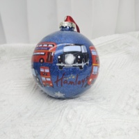 Boules de Noël scintillantes en verre de 3,2 pouces, très vendues, pour décorations de mariage et de fêtes
