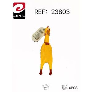 Screaming Chicken Dog Toy Squeeze Toy 6Pcs Pack For Pets Playtime Fun - Product Image 3