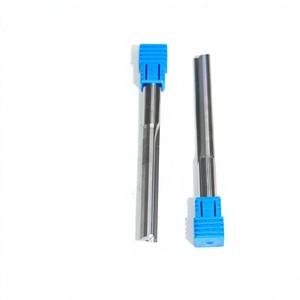 Fresa de carburo sólido de 2 filos con vástago de 8 mm para mecanizado de aluminio, cobre y metales no ferrosos - Product Image 1