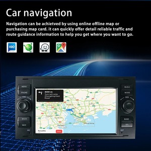 Navegación GPS de vídeo para coche con Android 14 DE 4 núcleos 2 + 64G con WiFi para imagen en imagen y pantalla dividida Bluetooth para Ford Dashboard MP3 - Product Image 3
