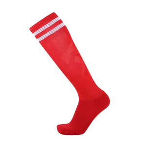 ถุงเท้ากีฬาแบบมีสีสัน ถุงเท้ากีฬาแบบยาวถึงเข่า สำหรับวิ่งและฟุตบอล สำหรับผู้ชาย คุณภาพสูง ขายส่ง - Product Image 6