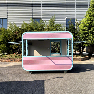 Tam mutfak restoran ekipmanları ile dondurma arabası Fast Food römork bira süt çaylı içecek sepeti gıda kamyon - Product Image 1