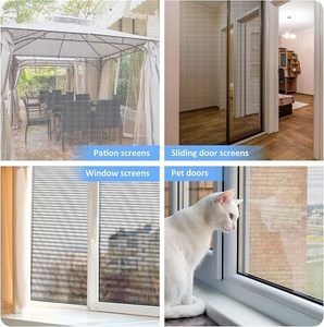 <span class=keywords><strong>Mosquitera</strong></span> <span class=keywords><strong>Corredera</strong></span> de Fibra de Vidrio de Diseño Moderno con Características Ignífugas y Lavables para Balcón, Patio, Hogar y Hotel - Product Image 6