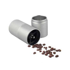 24 Grinding <b>Settings</b>,<b>Plastic</b> Handle,Portable Mini Coffee Grinder - Product Image 6