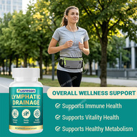 Ausreson OEM Capsules de soutien pour le drainage lymphatique, détoxification naturelle du corps, nettoyage, santé immunitaire biologique, capsules de drainage lymphatique