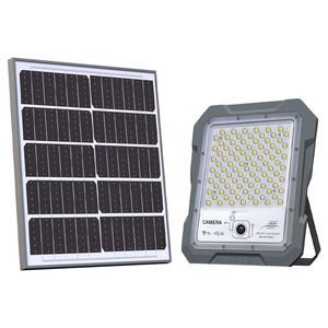Bán buôn Breaker chiến binh năng lượng mặt trời đèn pha 100W 200W 300W 500W MJ-BW100C ngoài trời năng lượng mặt trời an ninh lũ đèn với CCTV Camera - Product Image 3