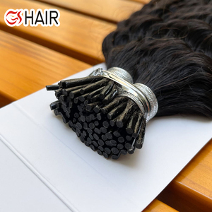Extensions de cheveux de qualité supérieure, vierges, non traitées, alignées sur les cuticules, kératine micro-link, pointes I et U, cheveux crépus bouclés, cheveux Remy pour femmes - Product Image 3