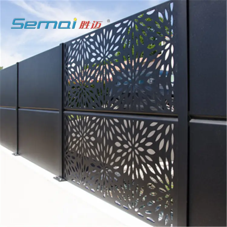 Decoratieve Laser Gesneden Metalen Hekwerk Panelen Outdoor Privacy Screen