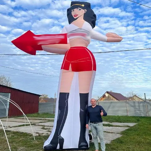 Outdoor promotional commercial sky waving tube men <b>inflatable</b> restaurant air dancer for sale - Product Image 5