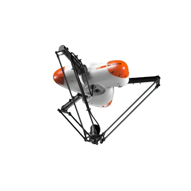 Hygienic KUKA KR DELTA Delta Robot with PLC 4-Axis IP67 Servo-Electric Drive Stainless Steel Design for Food & Packaging