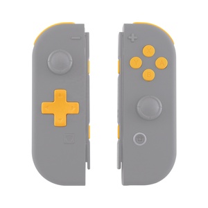 EXtremeRate Kits de boutons complets mats UV jaunes pour Nintendo Switch et Switch OLED version D-pad - Product Image 3