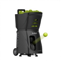 PT-SMART-Pro Máquina de Entrenamiento de Tenis Portátil y Resistente con Capacidad para 120 Pelotas, Controlada por Aplicación, para Servicio Aleatorio y Enseñanza de Pádel