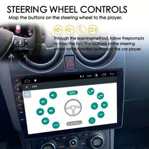 Autoradio 128 Go 2Din Android 13 avec écran tactile, lecteur multimédia vidéo pour Nissan Qashqai J10 2011, GPS, stéréo, Carplay, unité principale - Product Image 4