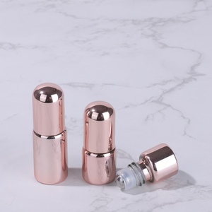 Durable Frosted Amber Stainless Steel Roller Sealed Rectangle Shape Matte Surface UV-blocking <b>Container</b> for Light-sensitive - Product Image 2