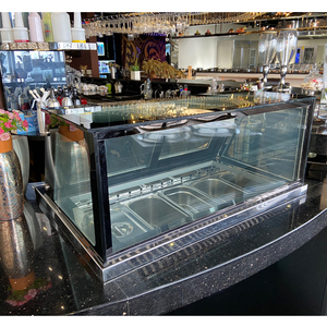 Gelato Machine Commercial Drop in Mini Ice <b>Freezer</b> Showcase Display FRDC-15 <b>Freezer</b> Display for Ice FRDC-15 FRDC-15 Freeze - Product Image 2