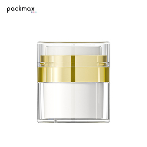 PMMA Cylinder Airless Pump 15-100g Refillable Lotion <b>Face</b> Cream & <b>Sunscreen</b> Cosmetic Bottle - Product Image 1