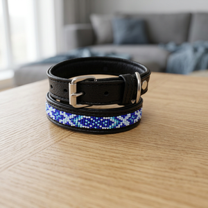 Exclusive Handmade Genuine Leather <b>Dog</b> <b>Leash</b> with Soft Padded and Rivet Decoration Eco-Friendly Fashion Medium Breed - Product Image 3
