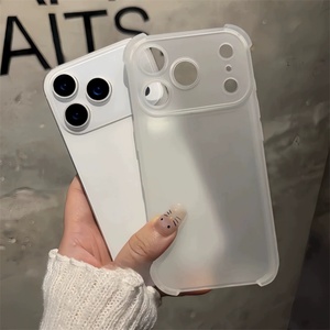 เคสใส TPU สีดำคริสตัลสำหรับเลนส์กล้อง iPhone 17 Pro Max, เคสโทรศัพท์ iPhone 17 สีดำด้าน TPU - Product Image 3
