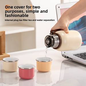 Termo Infantil con Diseño <span class=keywords><strong>de</strong></span> Dibujos Animados Xile, Taza con Boquilla para Niñas, Estudiantes, Acero Inoxidable, Portátil, <span class=keywords><strong>de</strong></span> Alta Calidad, para Uso Escolar - Product Image 2