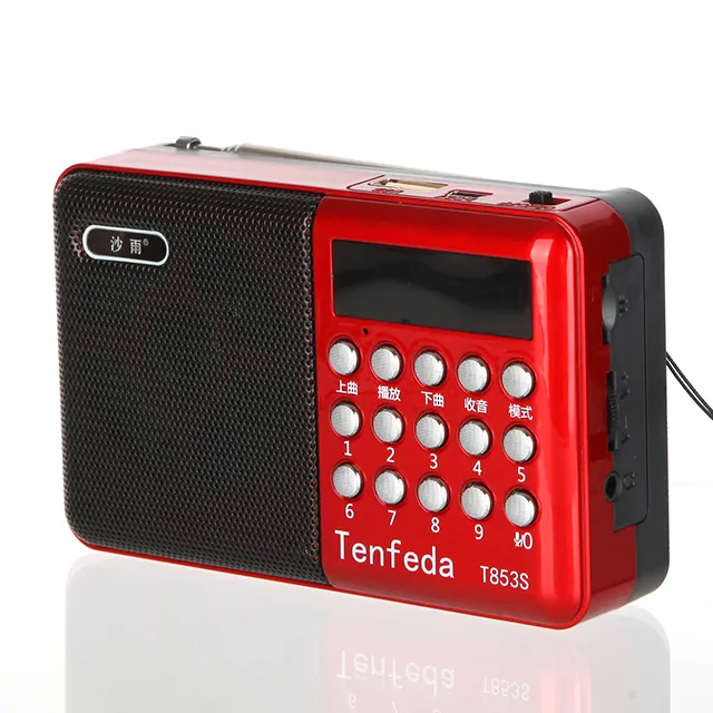 Pemancar Radio Fm Bluetooth, Radio Fm saku portabel Mp3 Mini kubus dengan Bluetooth