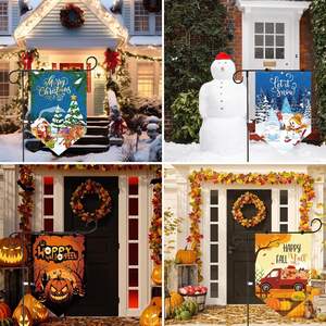 20 шт., набор сезонных садовых флагов - Product Image 6