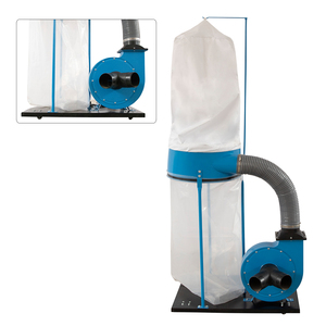มอเตอร์เหนี่ยวนํา 2Hp เครื่องดูดฝุ่นสุญญากาศกรองสําหรับเครื่องจักรงานไม้ - Product Image 4