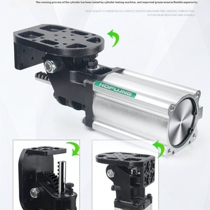 HOFUJNG Side Pose Hinge Turnover Pneumatic Lever Air Cylinder 90 Degree Flip Reverse with <b>Clamp</b> Motor Pump Engine & Steel - Product Image 3