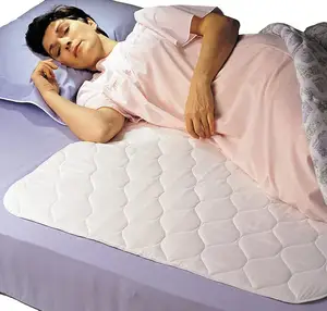 แผ่นรองนอนแบบซักได้แผ่นรองนอนกันน้ำ100% ผ้าปูเตียงกันปัสสาวะ