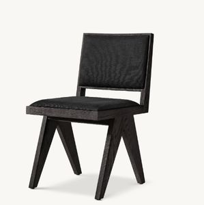 Sillas Modernas para Sala de Estar, Silla de Comedor con Marco Jakob y Tapicería de Tela, Sillas de Comedor de Madera - Product Image 6