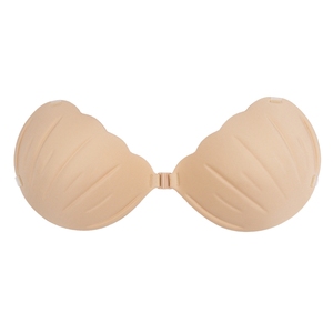 <span class=keywords><strong>Soutien</strong></span>-<span class=keywords><strong>gorge</strong></span> push-up adhésif en silicone confortable sans bretelles pour femmes Invisible réutilisable 3D Plam Shell forme imperméable respirant - Product Image 4