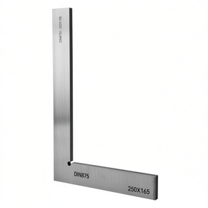 Simple Non Deformable <b>Square</b> <b>Set</b> <b>Square</b> 250X165 Din875 1 Metal Ruler Level Tool - Product Image 2
