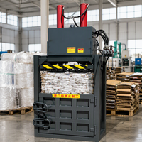 Presse à papier industrielle, machine de recyclage, compacteur hydraulique vertical manuel pour déchets