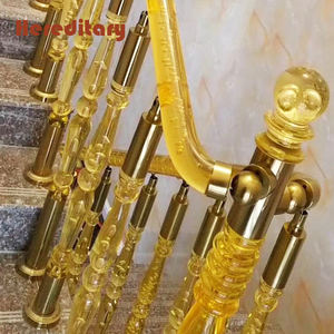 Barandilla de acero acrílico de <span class=keywords><strong>cristal</strong></span> transparente de acero inoxidable 304 y barandilla de escalera Pilar de escalera de <span class=keywords><strong>cristal</strong></span> - Product Image 4