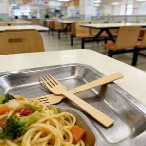 Tenedor <span class=keywords><strong>de</strong></span> Madera Resistente <span class=keywords><strong>de</strong></span> 16 cm, Tenedor <span class=keywords><strong>de</strong></span> Bambú <span class=keywords><strong>de</strong></span> 17 cm, Sin Astillas, Tenedores <span class=keywords><strong>de</strong></span> Bambú Desechables, Resistentes al Calor, Compostables, Aptos para Alimentos, para Hoteles - Product Image 6