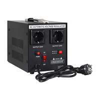 Régulateur de tension automatique de type relais PLAL pour la maison 220v AC Sortie d'usine Avr 1000VA Monophasé
