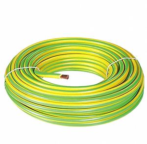 Câble de terre flexible à âme unique en cuivre nu 6mm 10mm avec <span class=keywords><strong>isolation</strong></span> solide en PVC - Product Image 4