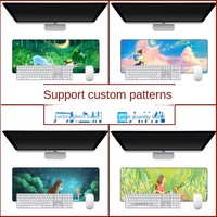 Tapis de bureau surdimensionné et rembourré pour étudiants, créatif, imperméable, personnalisé, avec motifs de dessins animés, pour jeux vidéo et esports - Stock personnalisable